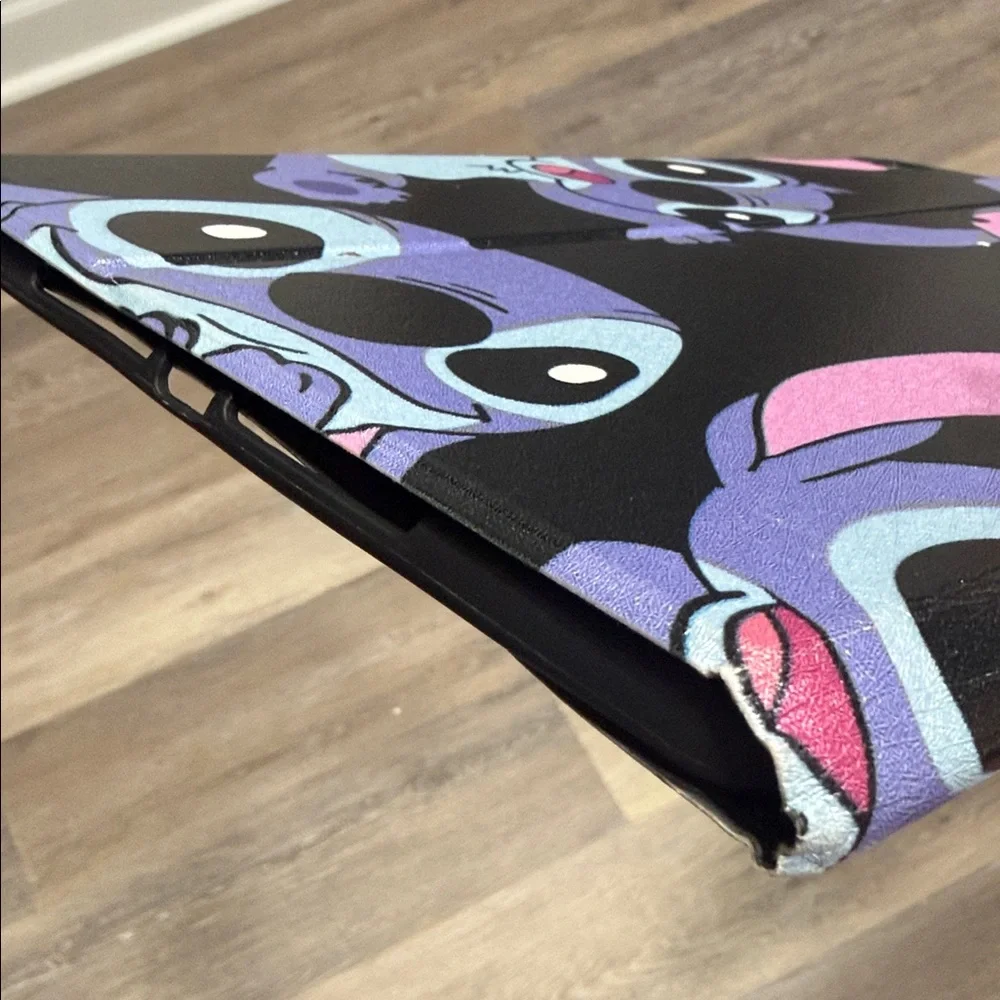 Stitch Tablet Case - Black and Purple